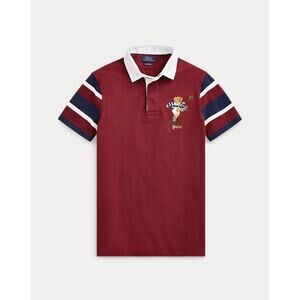 Polo Ralph Lauren Bear Rugby Polo Size Small Classic Slim Fit Big Bear Football